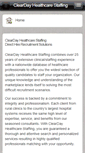 Mobile Screenshot of cleardaystaffing.com